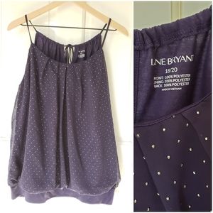 Lane Bryant purple top 18/20